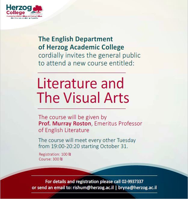 Literature and Visual Arts P Roston